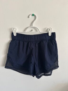 Lulu Lemon Women's Reversible Navy Athletic Shorts